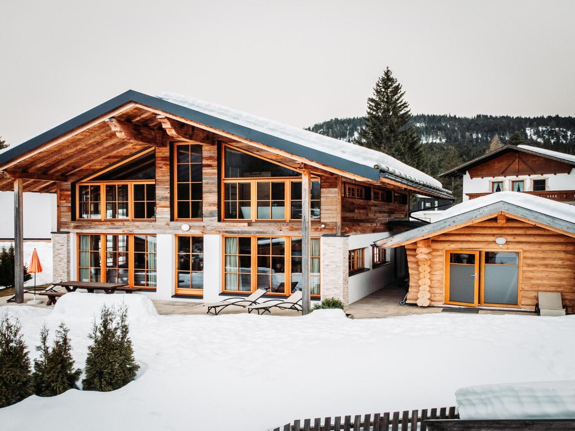 Chalets Im Weidach, Leutasch Ngoại thất bức ảnh